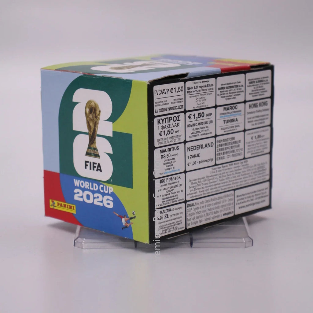 Genuine Panini FIFA 2026 Official Licensed Sticker Collection Full Box with Packs for Soccer Fans Album Stickers Collectors