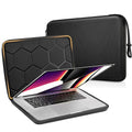 13 14 15.6 inch Laptop Sleeve Bag Shockproof Computer Bag Waterproof EVA Protective Carrying Case Black with Straps