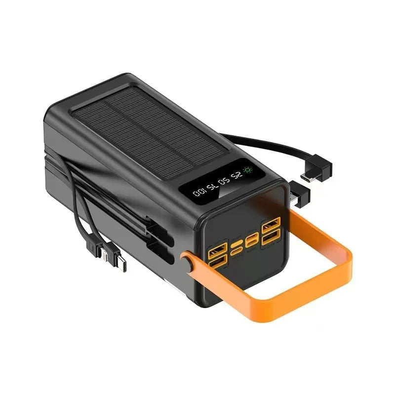 black Color 50000mAh 120W Power Bank – 7-Device Fast Charging