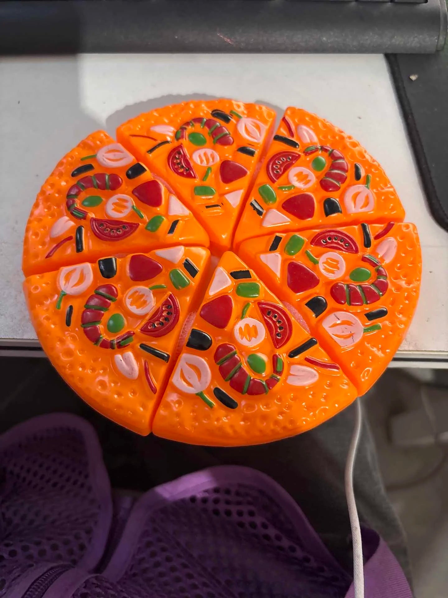 Kids Simulation Food Kitchen Toy Pretend Play Pizza with Cutter Children Interactive Toys Birthday Gifts for Boys And Girls