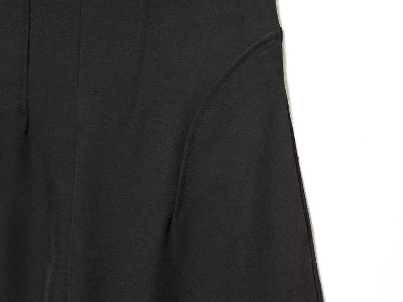 ETJ 2025 women's new fashion design three-dimensional cut high collar slim suit jacket & matching casual trousers