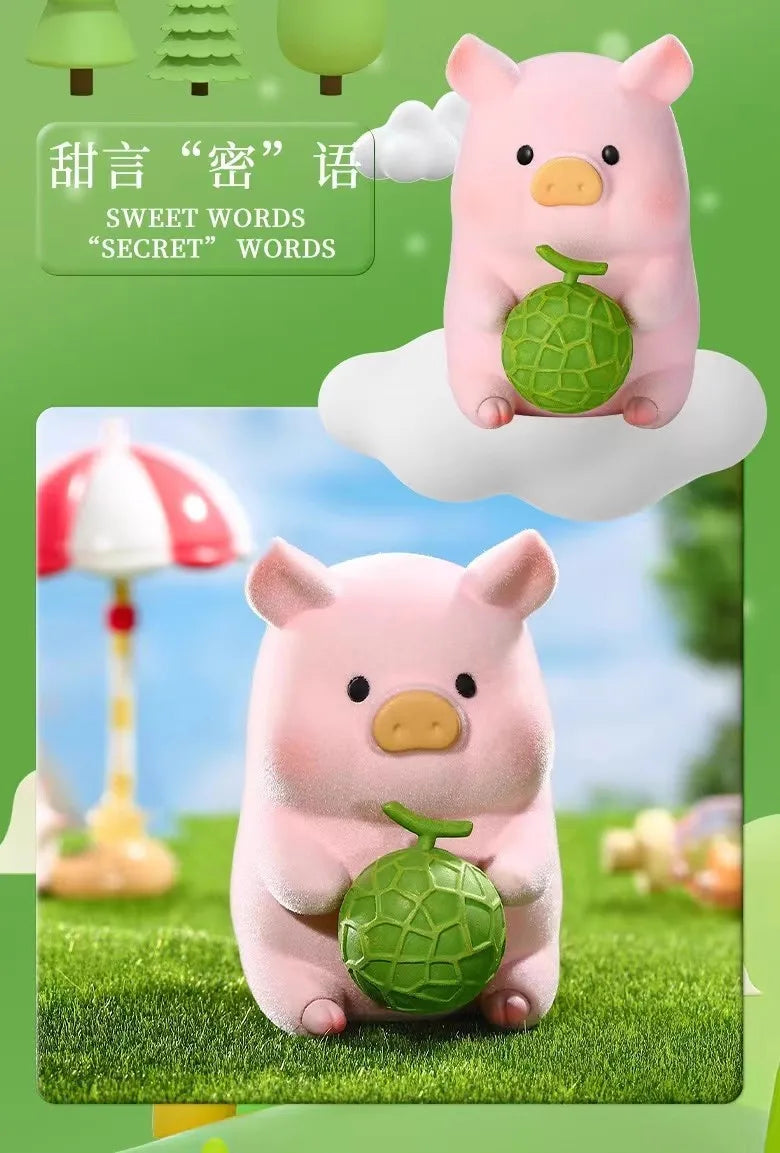 Genuine Cute Pig Fruit Series Trendy Toys, Toys, Birthday Gifts, Creative Cartoon Piggy Handmade Blind Box