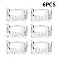 6Pcs Bismillah Napkin Rings Eid Mubarak Muslim Islamic Ramadan Kareem Alloy Napkin Buckle Wedding Dinner Table Decorations
