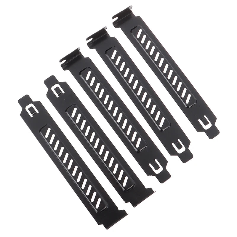 5Pcs New PCI Slot Cover/PCI Graphics Card Blanks Dust Cover Filter Blanking Board Ventilation PC Computer Case