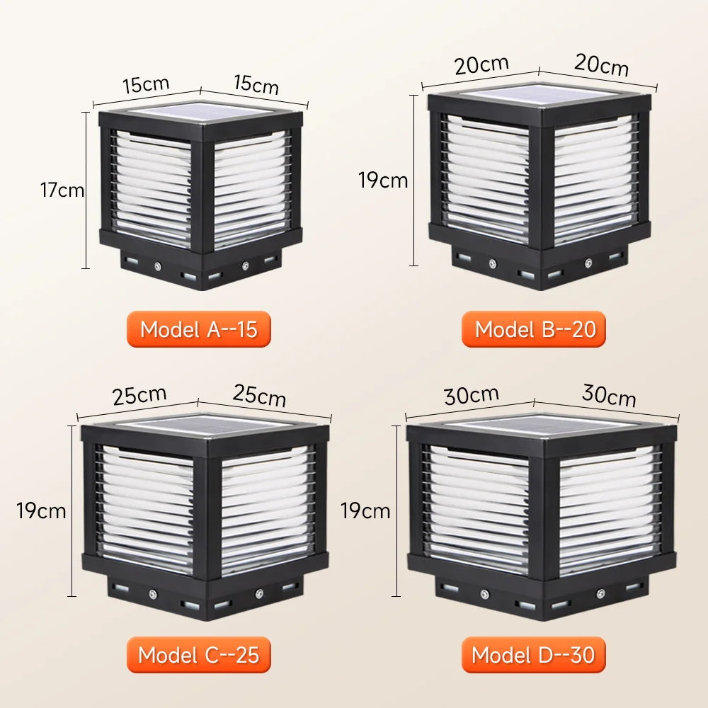 Outdoor Lighting Solar Garden Lights Installable Bulb Exterior Decoration Solar Lights for Patio Path Fence Sunlight Pillar Lamp