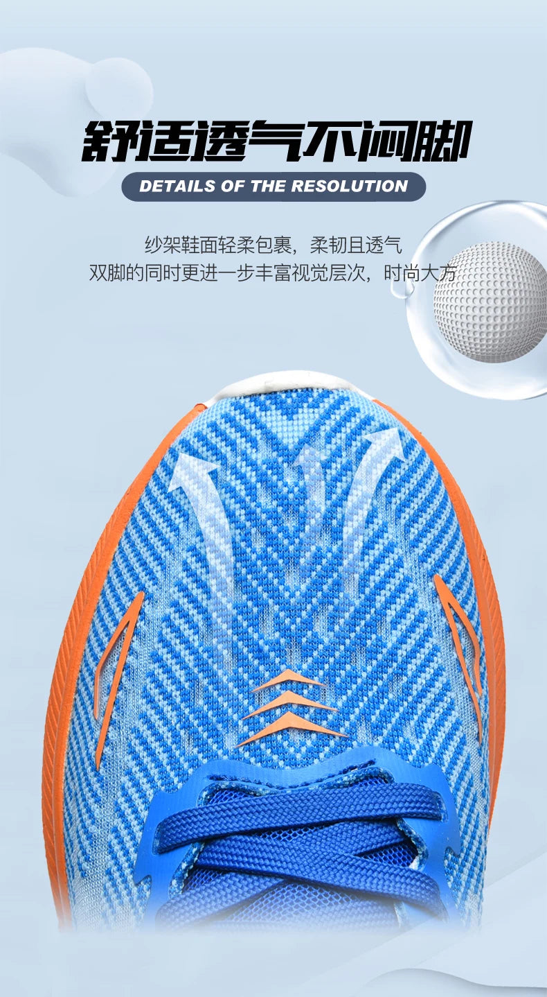 Marathon Sports Running Shoes Men Breathable Lightweight Sneakers Comfortable Athletic Nonskid Leisure Outdoor Sneakers for Men