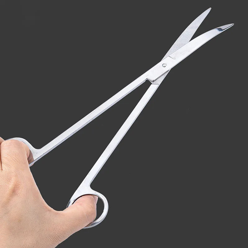 Stainless Steel Aquatic Plants Tools Tweezers for Aquarium Fish Tank Aquascaping Tools Aquarium Tools Scissors Cleaning Tools
