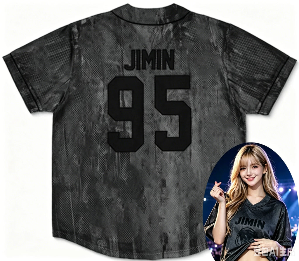 2026 Men Women KPOP #97 V-neck T-shirt Personalize Print Teen Daily Sports Jersey Suitable for Street Dance Family Matching Kids