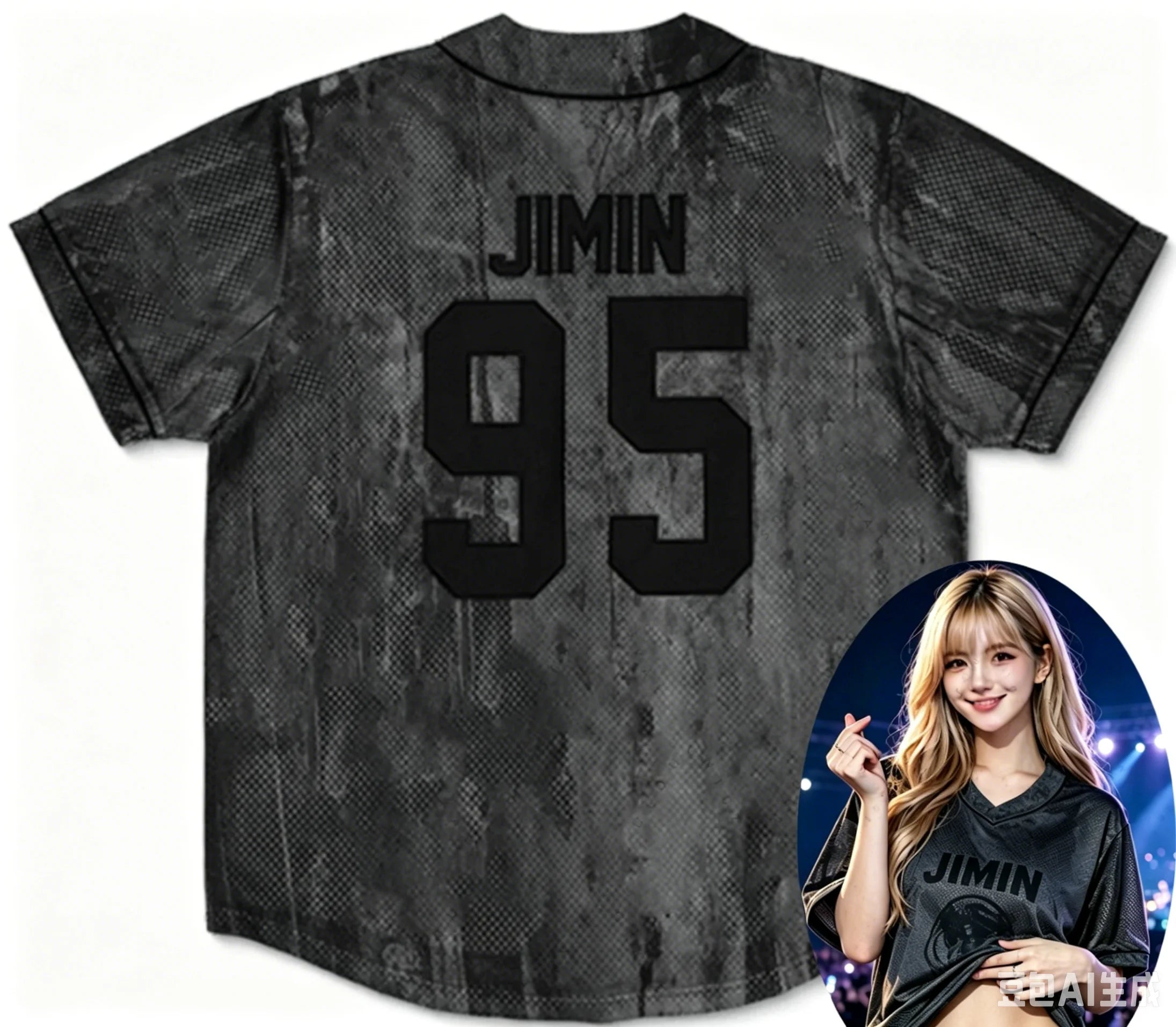 2026 Men Women KPOP #97 V-neck T-shirt Personalize Print Teen Daily Sports Jersey Suitable for Street Dance Family Matching Kids
