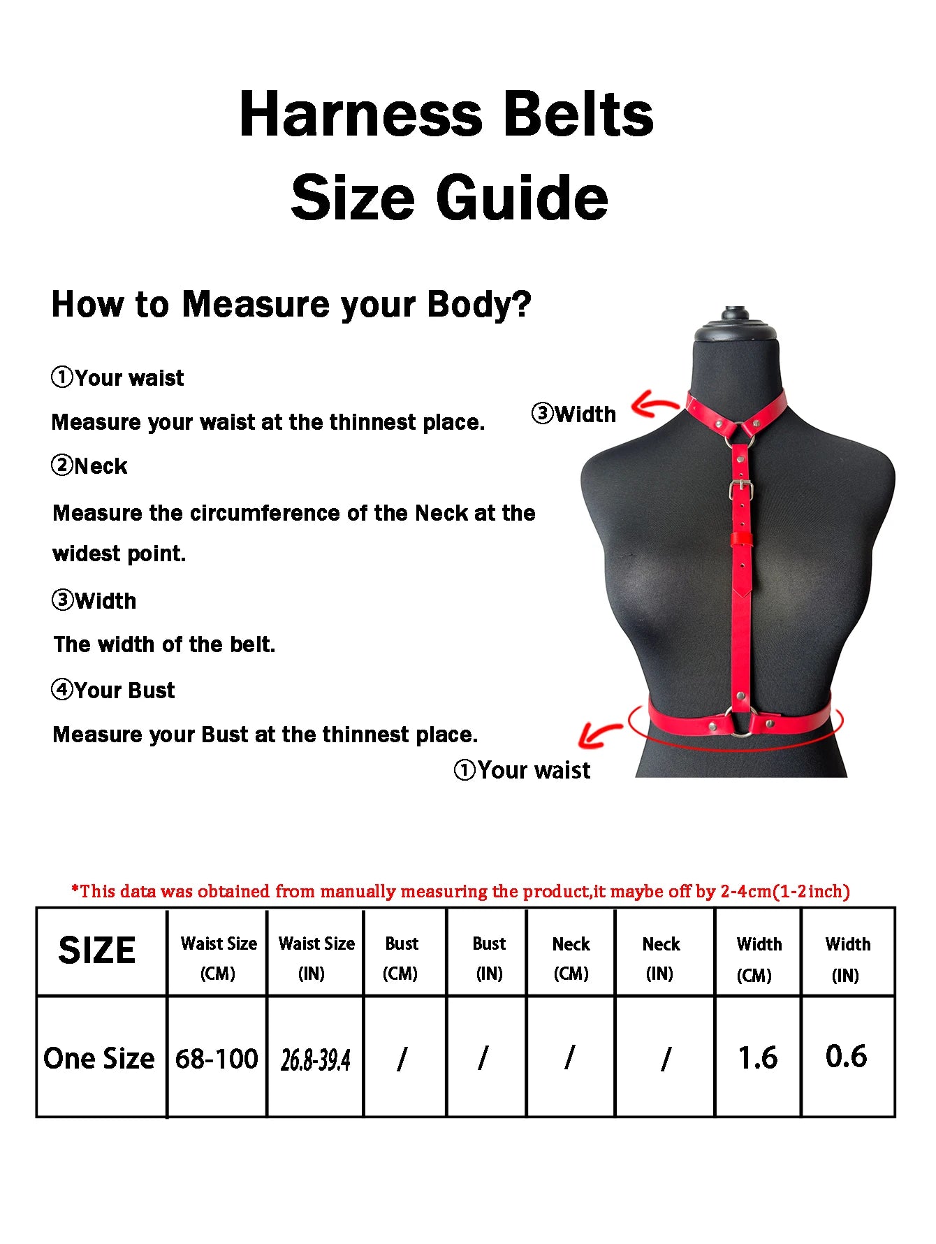 Women Fashion Street Style PU Leather Harness Belt Corset Decorative Daily Wear Leather WaistBand Gothic Clothing Accessory