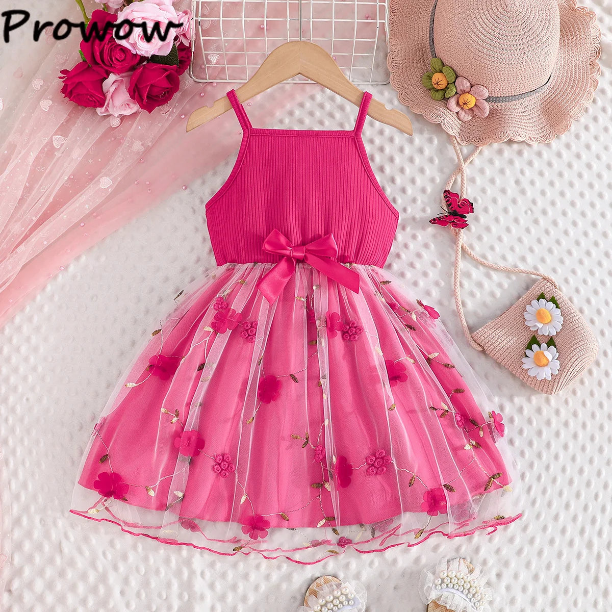 Ceeniu 3-8Y Kid's Jacket Dresses For Girls Lapel Patchwork Frill Blazer Dress For Girls Fashionable Children Clothes Girls