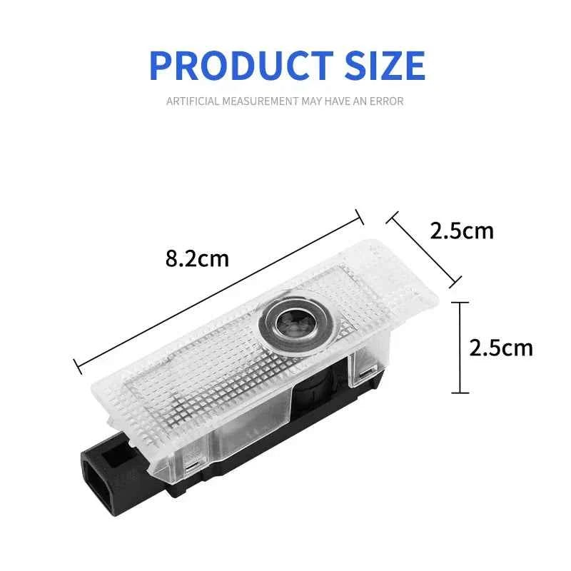 2Pcs Fashion LED Car Door Welcome Light Logo Projector for Alfa Romeo Spider Giulia Giulietta 147 156 159 Mito Stelvio GT Spider