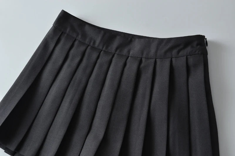Summer Mini Skirts For Women Harajuku High Waist Skirts Womens Korean Fashion Sexy Skirts Vintage Pleated Skirt Tennis Pink Blue