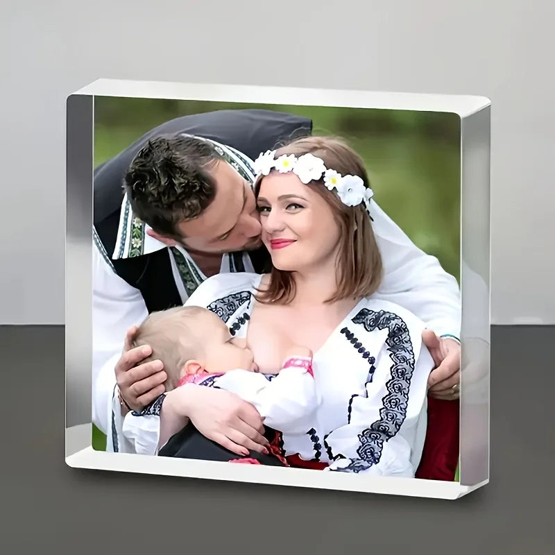Personalized Acrylic Photos Custom Decoration Desktop Keepsakes Acrylic Photo Frames Home and Office Decor Personalized Photos