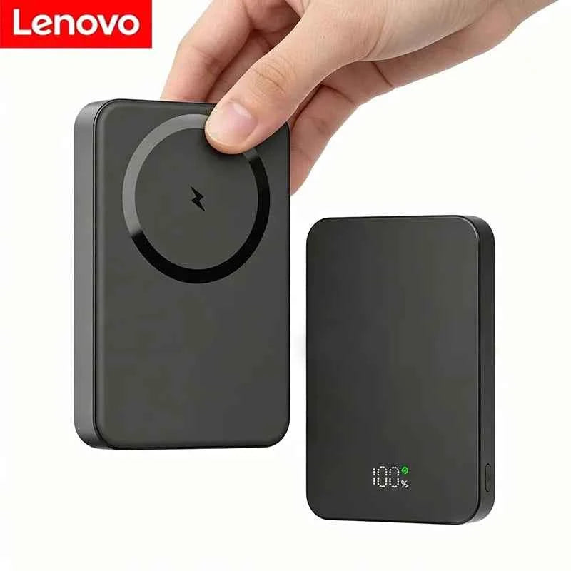Lenovo Magnetic Power Bank 20000mAh Magnetic Wireless Phone Charger External Battery PowerBanks Fast Charging For iPhone 17
