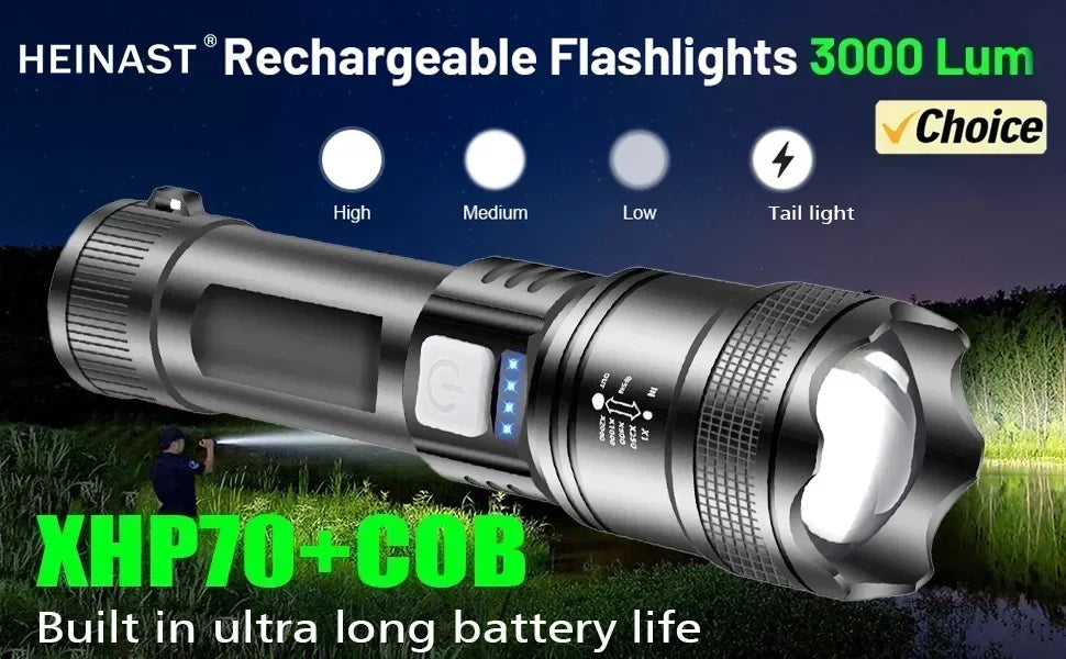 Mini USB Rechargeable LED Flashlights Portable Pocket Pen Clip light for Work Emergency Outdoors Waterproof Lantern with Magnet