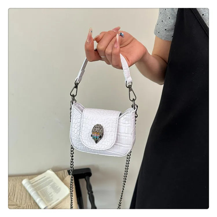 Best Superstar Show Original Diaper Bag, Retro Textured Leather, High-End Minimalist Crossbody Handbag For Party
