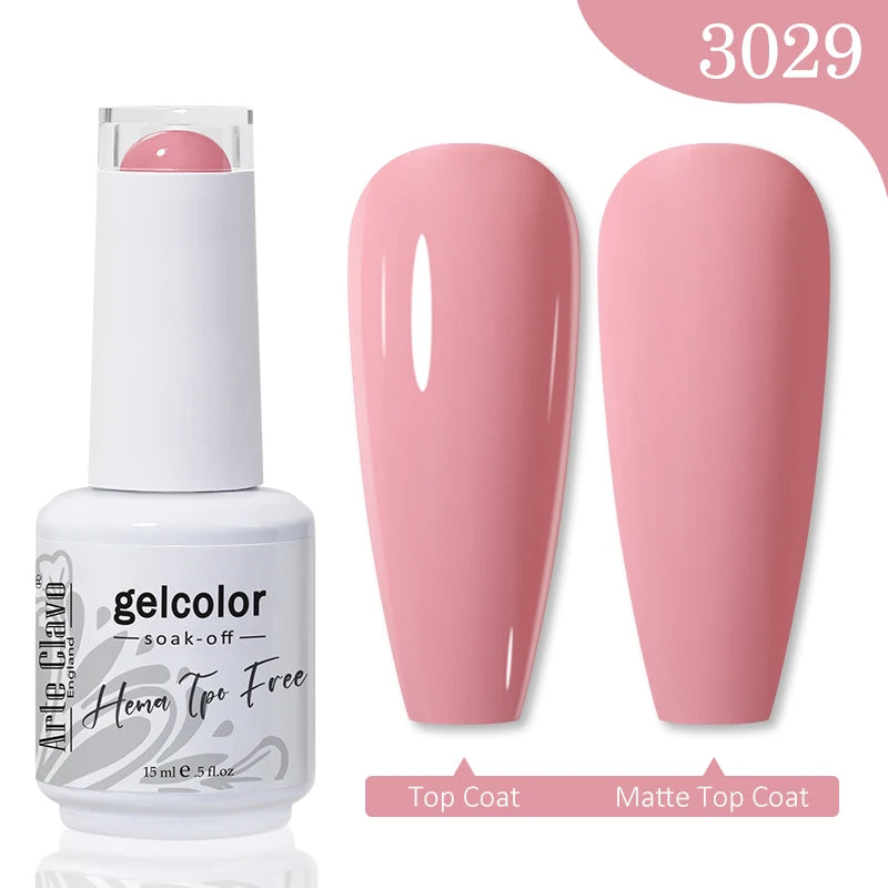 Arte Clavo TPO HEMA FREE Top Quality Discount Price 131 Colors Nail Gel Polish New Formula Nail Gel 15ml Bottle UV Gel Varnish