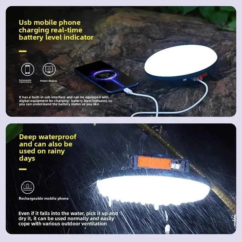 Super Durable Portable LED Light for Camping Exteriores Waterproof Outdoor Camping Light