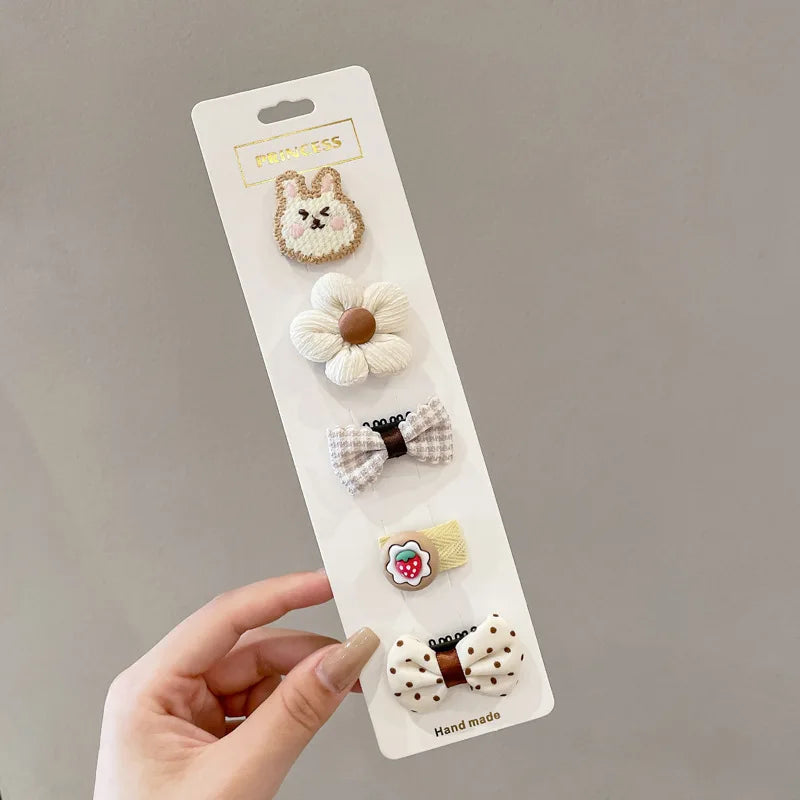 Cute Baby Hair Clip Baby Does Not Hurt Hair Clip Children's Hair Accessories Girls Side Bangs Hair Clip Headdress.
