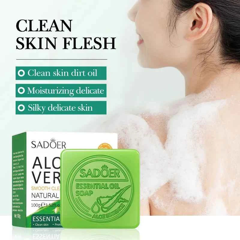 Aloe Vera Facial Cleansing Bar Soap Handmade 100 g