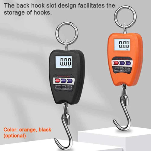 200KG Electronic Luggage Scale Multifunctional Digital Scales LCD Display Travel High Accurate Handheld Weighing Tool