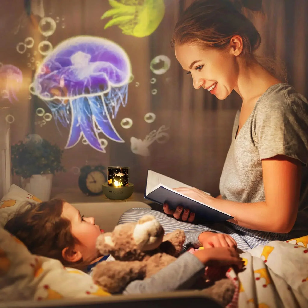 Kids led Night Light Projector, Light Projector with LED Timer and USB Cable, 360 Degree Rotation Kid Night Light Lamp for Kids