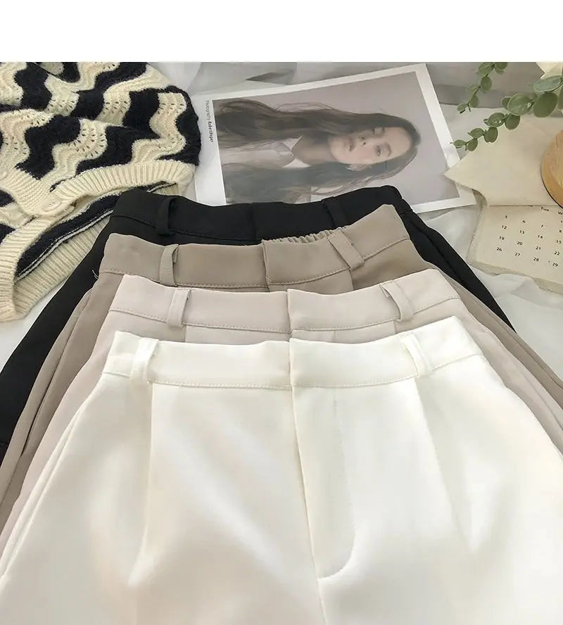 Women Shorts All-match Fashion New Arrival Solid Summer Casual Slim High Waist Korean Style Young Comfortable Daily Shopper Fit