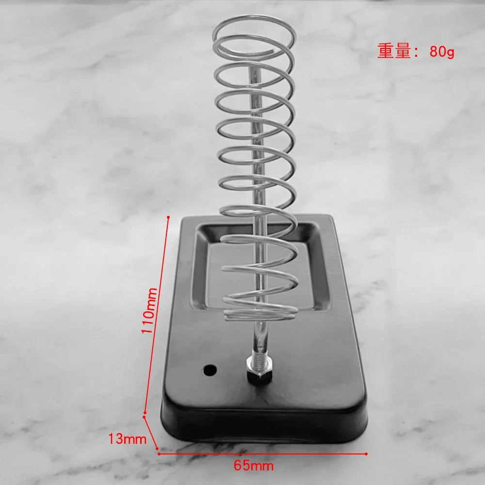 Portable Holder Soldering Tin Stand with Welding Cleaning Sponge Electric Soldering Iron Accessories Soldering Iron Stand