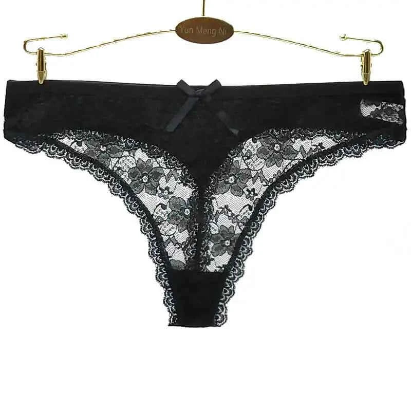 Womens Underwear Sexy Lace Thongs Gtrings T-back Panties Ladies Knickers Lingerie 5 pcs/Lot