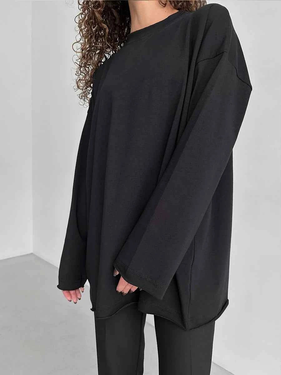 Hirsionsan Basic O-neck 100% Cotton T Shirt Women Loose Oversized Pullover Chic Cusual Tees Female Tops Girl Clothing 11 Colors