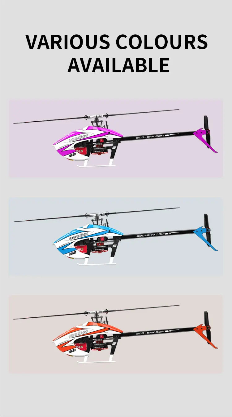 In Stock GOOSKY S2 Max LEGEND 6CH 3D Helicopter