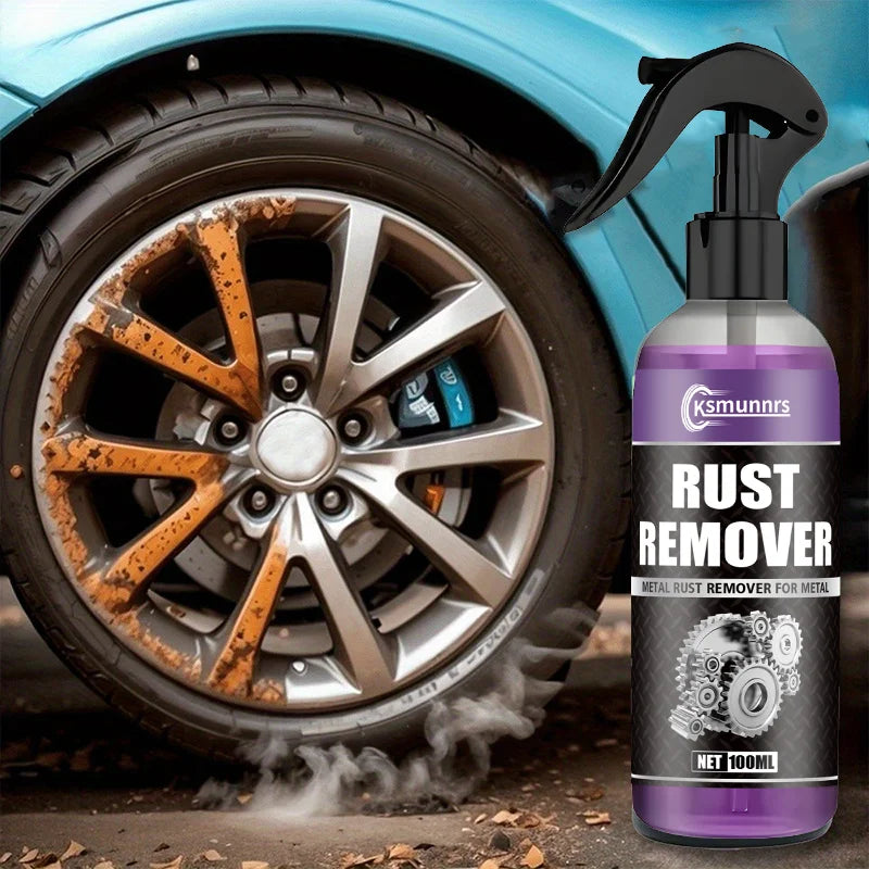 Multi-Purpose Rust Remover Spray | Strong Elimination of Rust & Iron Buildup, Ideal for Chrome Paint & Automotive Maintenance