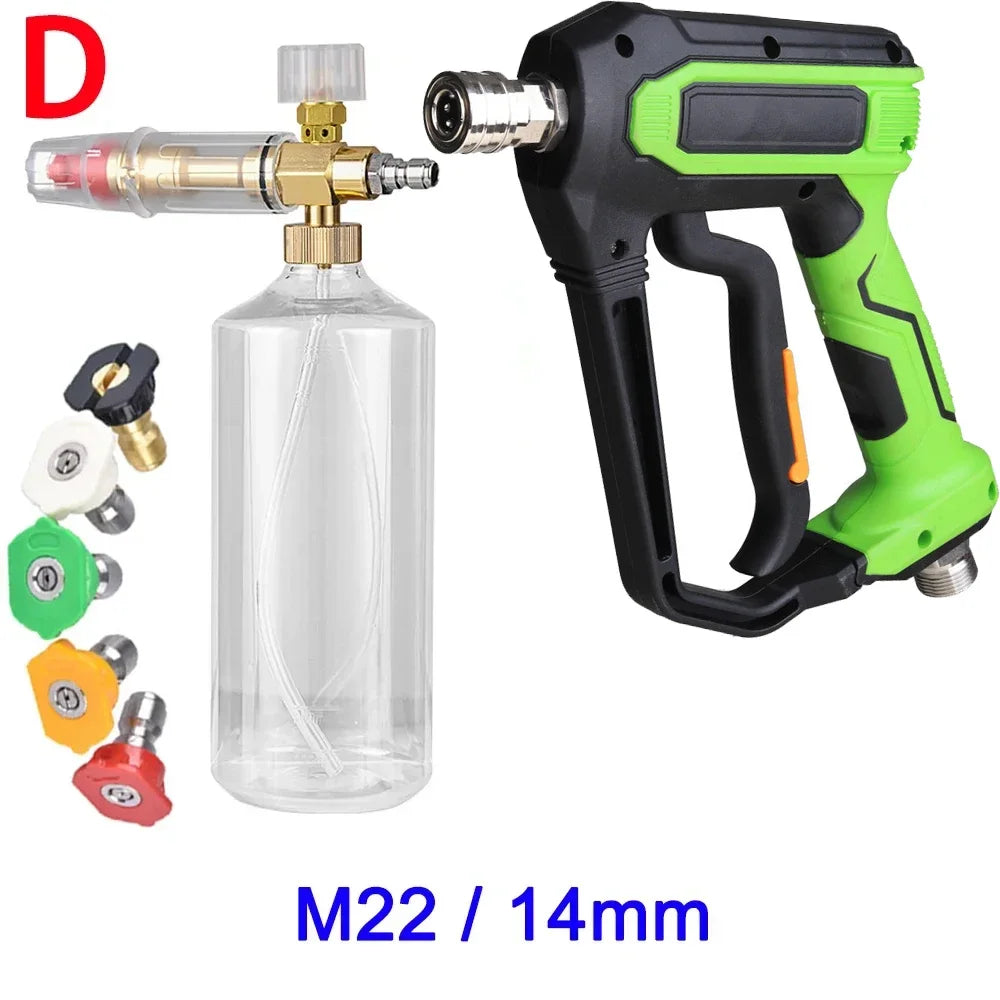 1L Car Washer Water Gun Cleaning Foam Generator Snow Foam Lance 1/4" Quick Release Nozzles for Parkside Karcher Daewoo Lavor