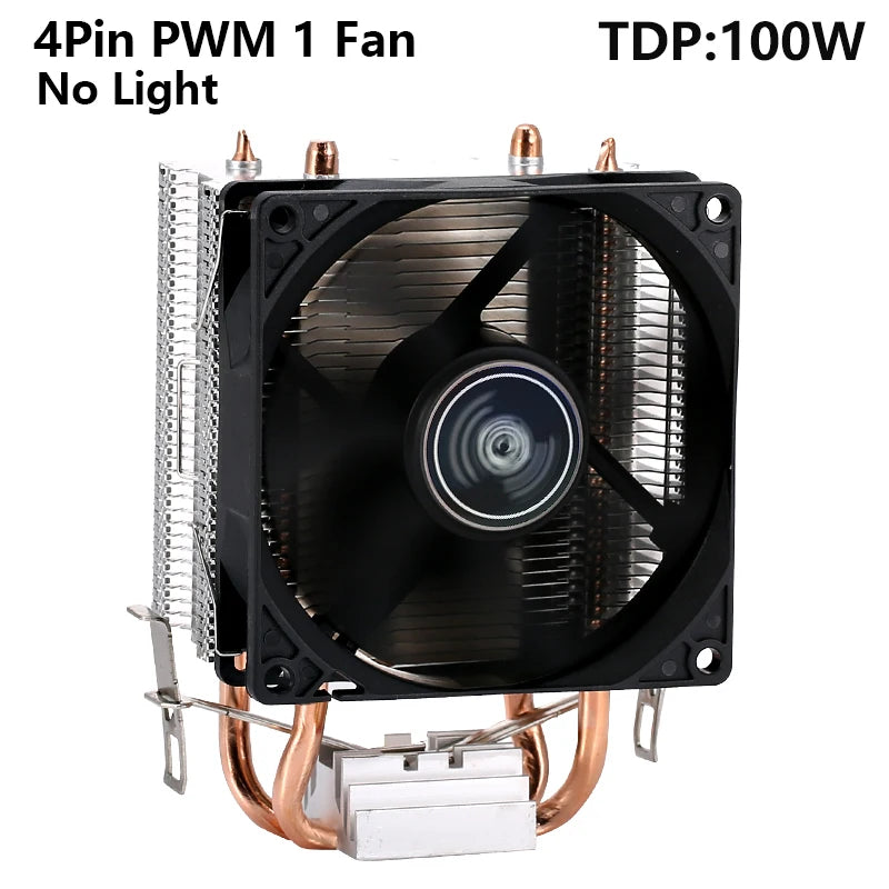 CPU Efficient Cooler Fan 90mm 4pin/PWM PC Tower Type Radiator 2/4/6 Heat Pipe Install LGA2011 X79 X99 115x 1200 1700 AMD AM3 AM4