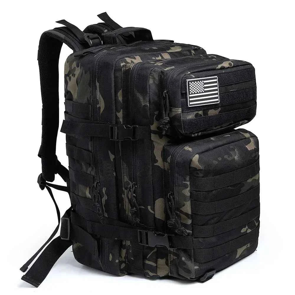 Outdoor Tactical Backpacks 45L Large Capacity Man 3 Days Molle Assault Bags For Outdoor Trekking Camping Backpack