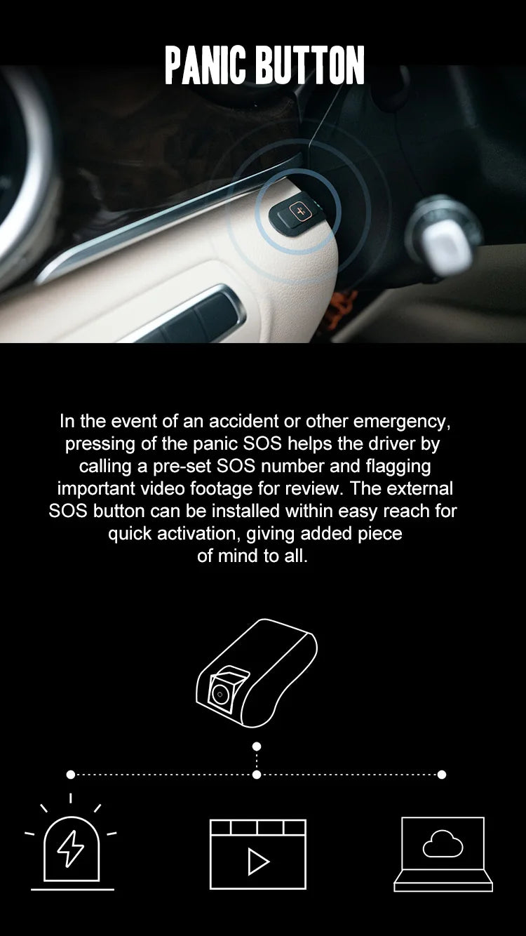 Jimi JC400P 4G Car Camera With Live Stream1080P Dual Cameras GPS Tracking Wifi Hotspot Multiple Alarms DVR Dash Cam Free APP Web