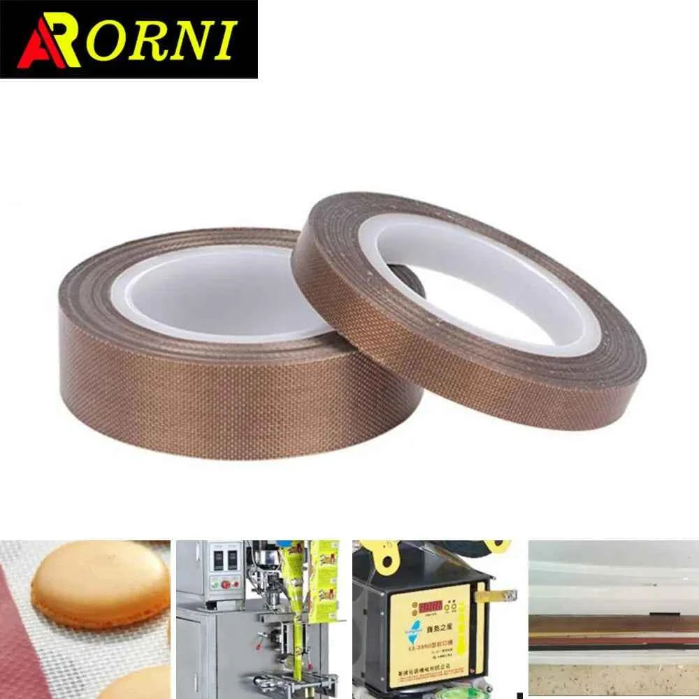300°C Heat-resistant Adhesive Tape PTFE Heat-resistant Insulation Tape, Thermal Insulation Adhesive Tape, Thickness 0.13mm,10M