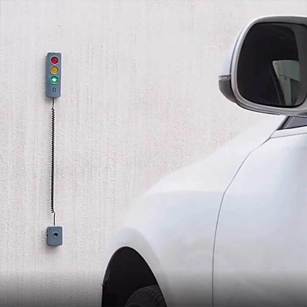 Auto Parking System Anti Collision Distance Stop Aid with Three Colors Light Car Guide Sensor Adjustable Battery Operated