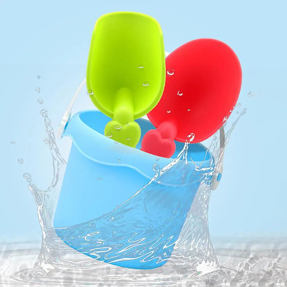 Kids Beach Toy Set Baby Sand & Water Play Kit with Bucket Shovel Rake Watering Can Summer Outdoor Sandbox Tools
