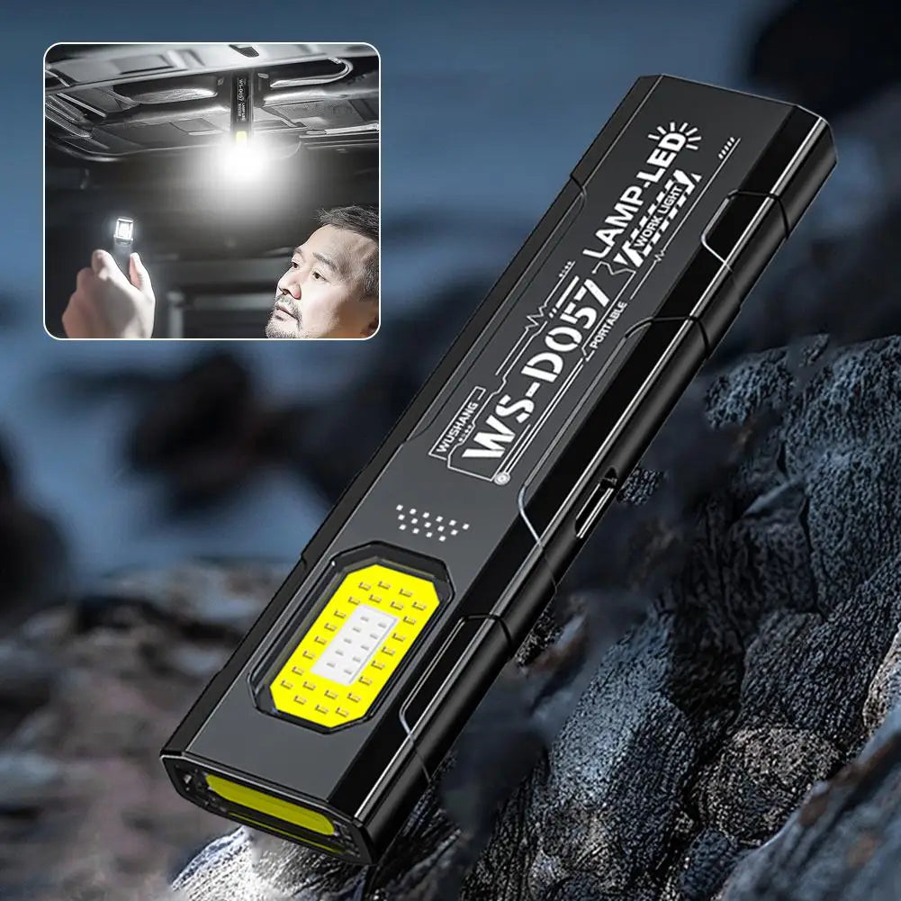 Outdoor LED Flashlight 550Lm Portable Mini Torch Light Pocket Lantern Flood Work Light with 5 Modes