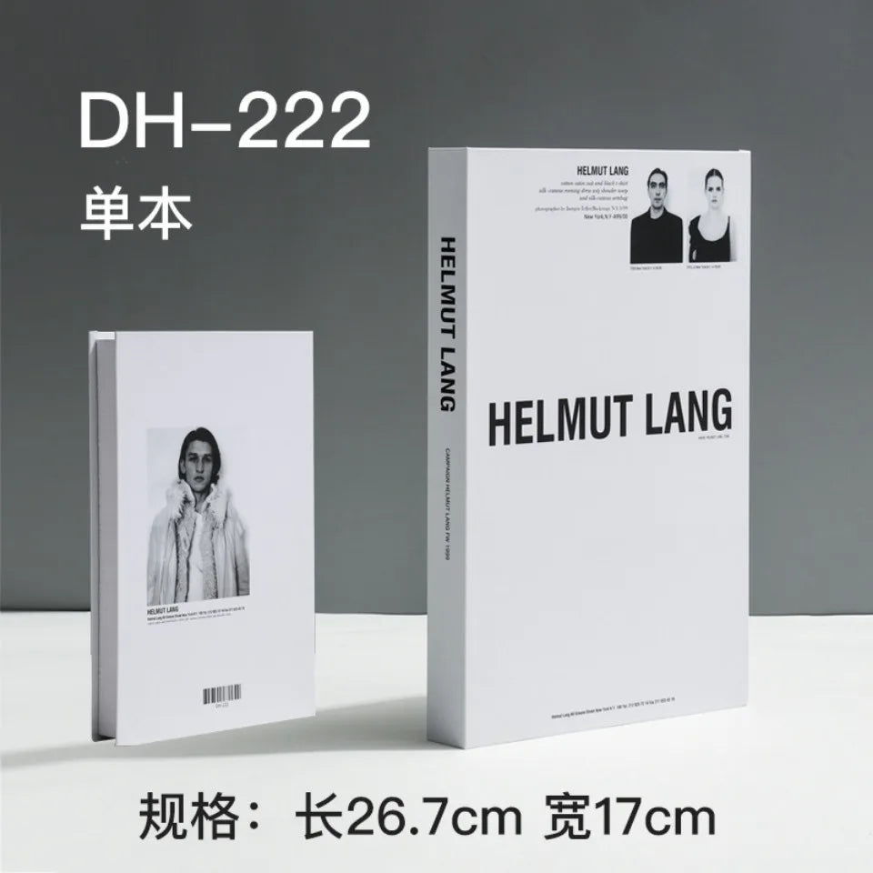 Fashion Fake Books Decoration Luxury Decorative Book Designer Living Room Decoration Simulation Books Home Decor Gifts