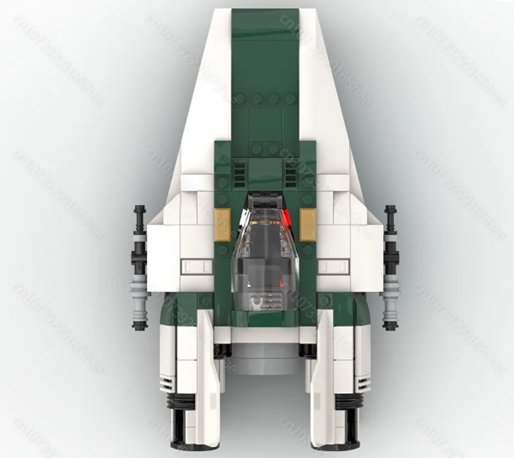 NEW star battle Movie MOC A-wing space fighter Model DIY creative ideas Christmas Child Toy Assembly Puzzle birthday Gift