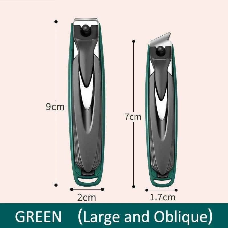 Colorful Nail Clippers Anti-Splash Nail Cutter Detachable Design Fingernail Clippers Stainless Steel Manicure Nail Tool