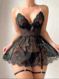 Erotic Underwear Set Sexy Lingerie For Women Transparent Lace Porno Sexy Bra Panty Garter Set Sexy Hot Erotic Sleepwear