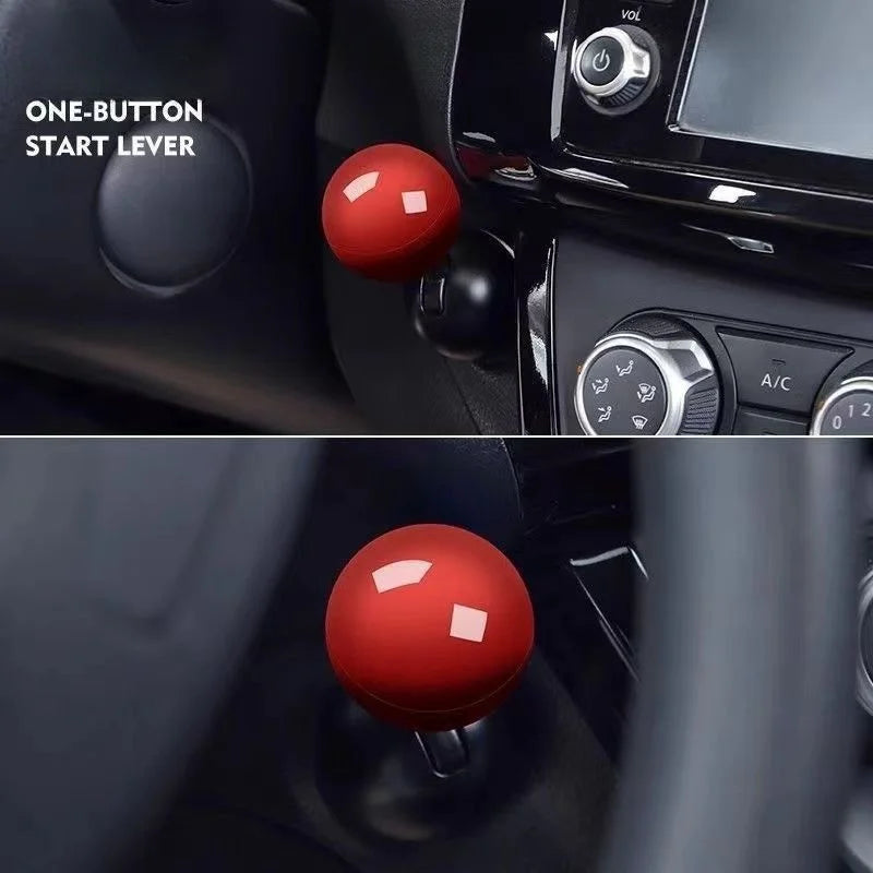 New Start Button Push Start Auto Ignition Button Cover Automotive One-Touch Button Rocker Car Engine Push Start Stop Lever