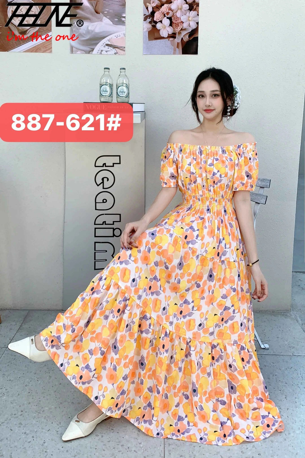 Long Maxi Dress Women Clothing Spring Summer Bohemian Holiday Beach Korean Style Floral Vintage Slim Vestidos Robe Dresses Boho