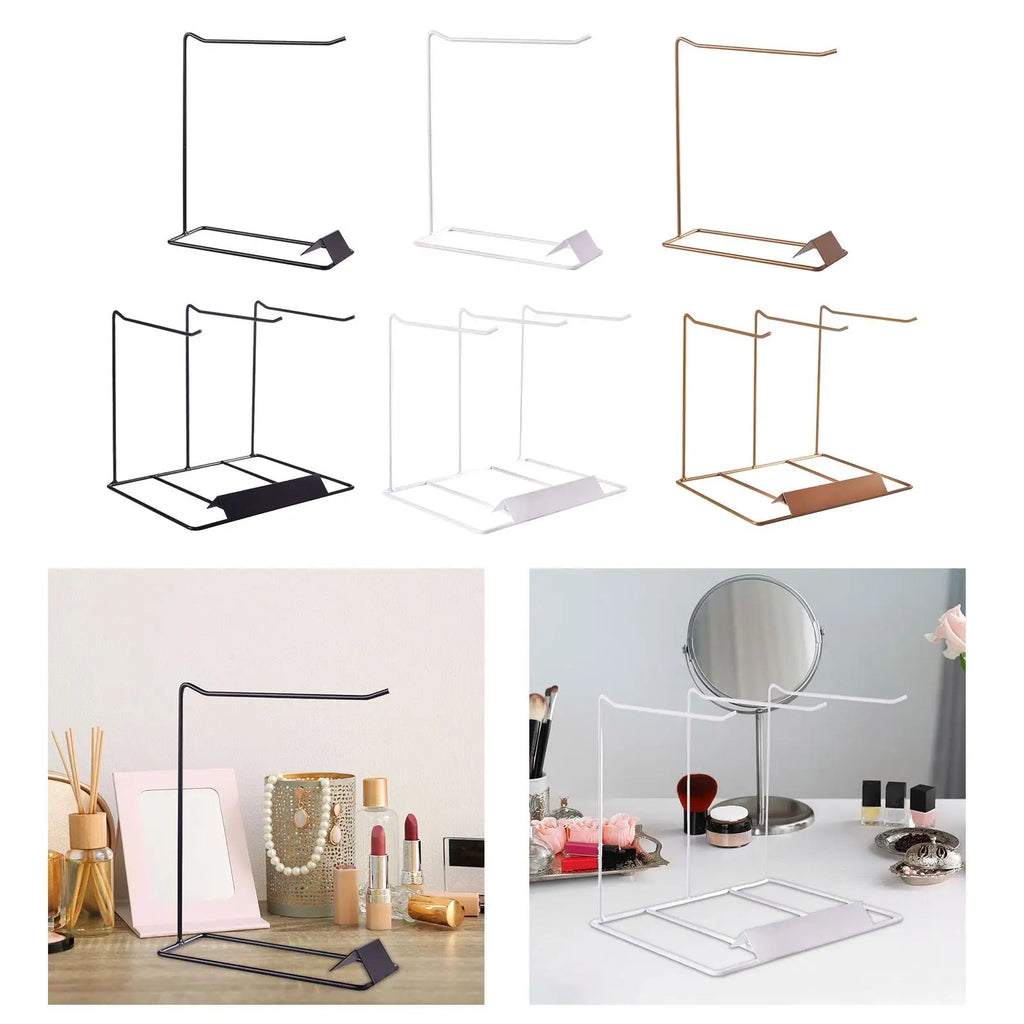Jewelry Organizer Display Stand Jewelry Storage Rack Desktop Jewelry Storage Holder for Watch Jewelry Broadcasting