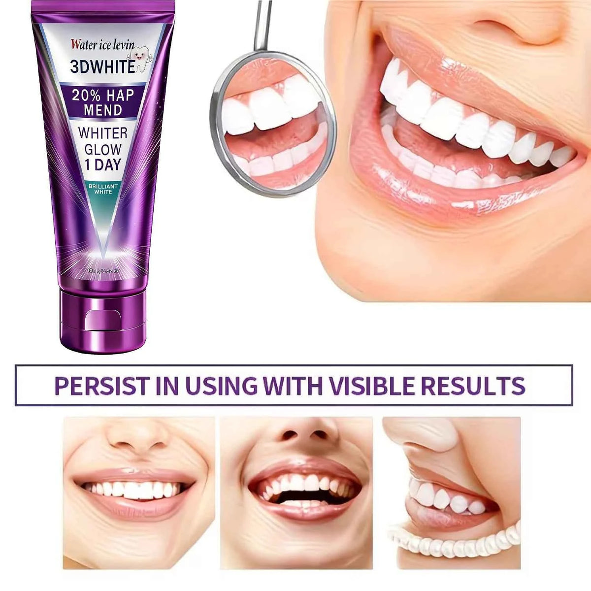 20% HAP Whitening Toothpaste For Adults – Enamel Care