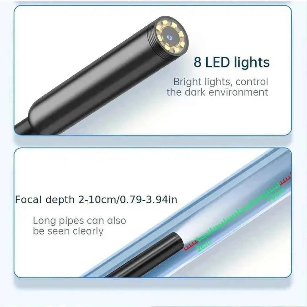 HD1920P Endoscope Inspection  Camera Type-C Mini Inspection Camera IP67  Car Sewer Pipeline Borescope for Android IOS iphone